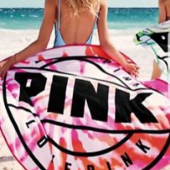 PINK Victoria's Secret Other - Pink by Victoria's Secret Tie Dye beach towel NWOT